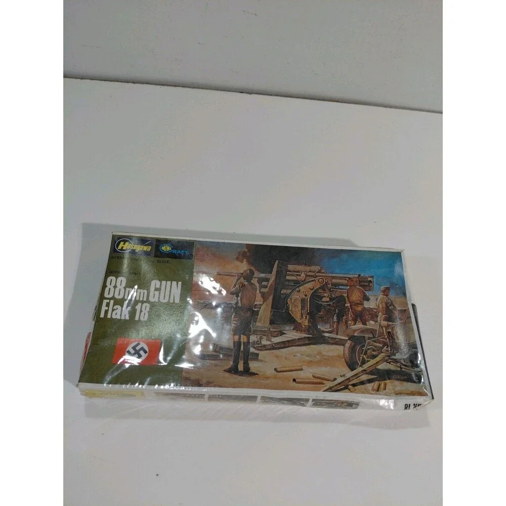 NIB Hasegawa 710 1:72 Scale German Army Flak 18 88mm Gun Model Kit